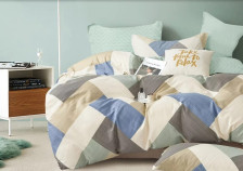 КПБ поплин Pure Cotton 400-PC 70х70 1,5 сп Cleo