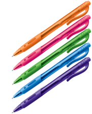 Ручка шариковая синяя 0,7 мм OfficeSpace Знак! автоматическая масляная