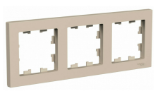 Рамка 3-м Atlas Design ATN001203 песочный