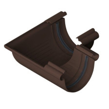Угол желоба 90° коричневый Альта Профиль (8)