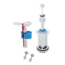 Арматура для унитаза боковой подвод 1/2 штоковая пластик эконом АНИ WC4050