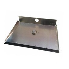 Лопата снеговая 500х375х1,8 3-х бортовая алюминиевая с накладкой