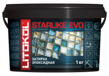 Затирка Starlike EVO S.145 NERO CARBONIO (1,0кг) Литокол