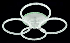 Люстра СТ МС-XI3600B/4 WH (RGB) 75W D640 H145мм 3000-4000K 