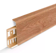 Плинтус Идеал Деконика с кабель-каналом дуб янтарный 2,2 м 85 мм