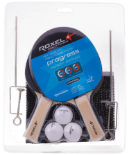 Набор для настольного тенниса  Roxel Hobby Progress (2 ракетки+ 3 мяча+ сетка)
