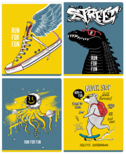 Тетрадь 60 л линия BG Never stop 