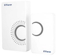 Звонок Feron E-373 беспроводной электрический белый/серый 36 мелодий