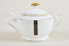 Сахарница фарфор круг с ручками 500 мл Снежная королева S933511-А