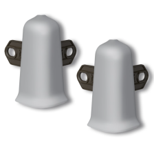 Угол наружный Идеал Деконика светло-серый с кронш 