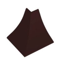 Угол внешн пласт 23мм темно-коричневый KORNER