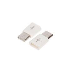 Переходник LuazON с Type-C на micro USB белый 4283699