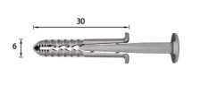 Крепеж для плинтуса ИзиФикс 6*30 мм (50 шт) Идеал