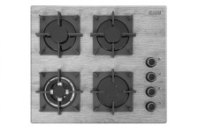 Варочная поверхность газовая СГ СВН 2230-01 К95 (60х52,5х10см)(цвет серый с рисунком "дерево", варочная поверхность стекло)