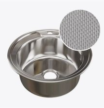 Мойка врезная D490 (0,8) h=180 ДЕКОР Mixline