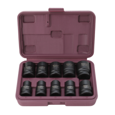 Набор головок торцевых ударных 1/2" 10-24мм, 10пр THORVIK S23S1110S