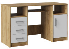 Стол письменный ЭВА СП-001 Дуб крафт золотой/Белый