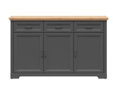 Тумба "Жасмин" KOM3D3S Графит/Дуб артизан