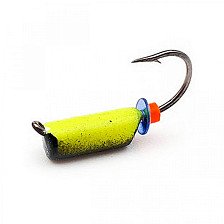 Мормышка вольфрам Volfram37 Столбик флуоресцент черный d-1,5 0,2гр (392)