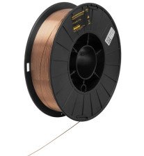 Проволока сварочная омедненная 0,8 мм 5 кг ER70S-6 DENZEL