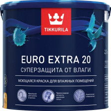 Краска для влажных помещений EURO EXTRA 20 А (2,7л) TIKKURILA