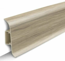 Плинтус Классик Идеал с кабель-каналом клён северный 2,2 м 55 мм