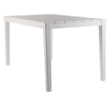 Стол пластмассовый прямоугольный Прованс арт 3723-МТ001 белый