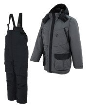 Костюм утеплённый К-472 Centaur Blazer таслан, цвет серый/черный, размер 48-50/170-176