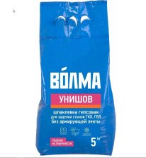 Шпатлевка гипсовая Унишов (5кг) ВОЛМА
