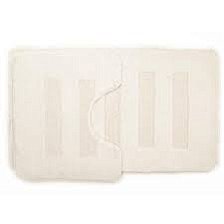 Комплект ковриков для ванных комнат  AQUA-PRIME Melany из 2 шт 50х80/40х50см 20мм (белый) 1/15