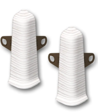 Угол наружный Идеал Деконика ясень бьянко с кронш 