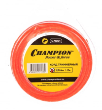 Леска CHAMPION 1,6 мм х15 м витой квадрат С7001