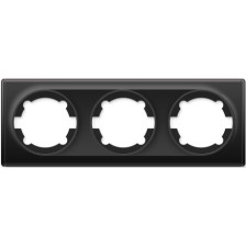 Рамка 3-м Florence 1E52301303 черный