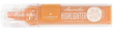 Текстмаркер скошенный 1-3,5 мм оранжевый Lorex Aromatic пастель прозрачный корпус