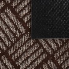 Коврик влаговпитывающий 60х90 SHAHINTEX Жаккард TПР мокко 02