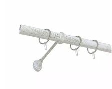 Карниз металлический d19 мм СМ-3393-1Р Белое золото Дельфа 1,8м