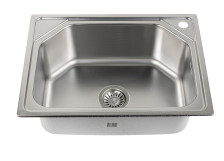 Мойка врезная 60х45 (0,6) h=200 матовая 604506 Fabia