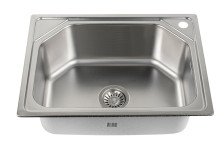 Мойка врезная 60х45 (0,6) h=200 матовая 604506 Fabia