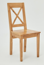 Стул ДМ-10 Моррель массив дуба белый/Р43