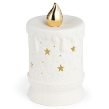 Статуэтка Свеча 8,8х8,8х14,8 см с Led-подсветкой 146-2252