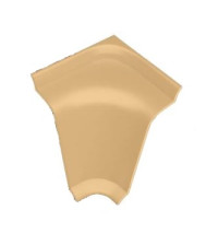 Угол внутренний пластиковый мрамор золотой KORNER