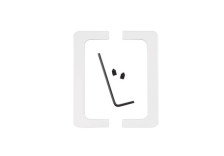 Заглушка боковая ZnAl GOLA BALANCE RZ050.01W белый