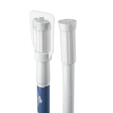 Штанга для душа САНАКС без колец 1,40 - 2,60м металл/белый 10021