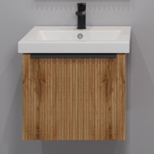 Тумба с раковиной Tai -50 подвесная, дуб вотан
