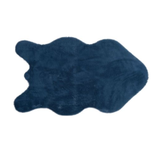 Коврик меховой шкура SHAHINTEX 75х130 аквамариновый 11