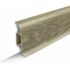 Плинтус Классик Идеал с кабель-каналом дуб мокко 2,2 м 55 мм