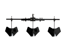 Окучник тройной для минитрактора одноточка