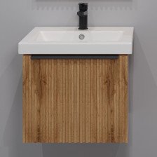 Тумба с раковиной Tai -50 подвесная, дуб вотан