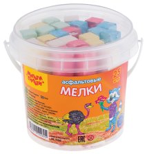 Мел 5 цв 25 шт в ведре Енот в Австралии Мульти-Пульти