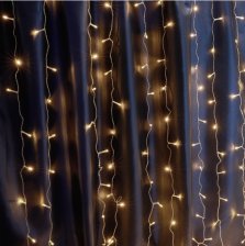 Гирлянда 230V 480 LED 3х3м 2700K эффект стробов IP44 сетевой шнур 3м в комплекте CL24